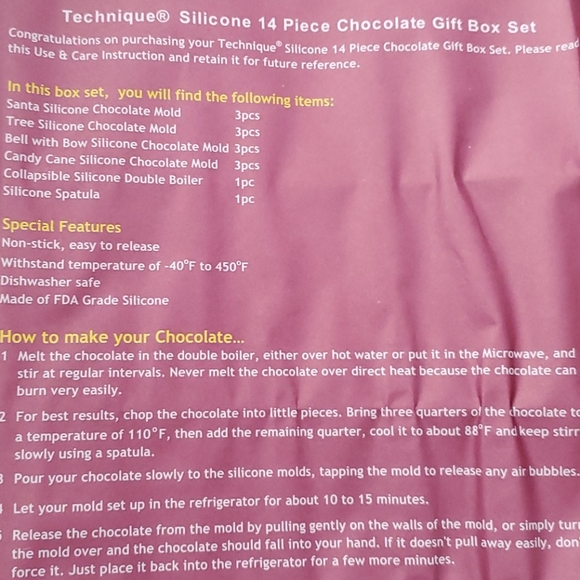 Technique Chocolate Mold Gift Set - Picture 2 of 4